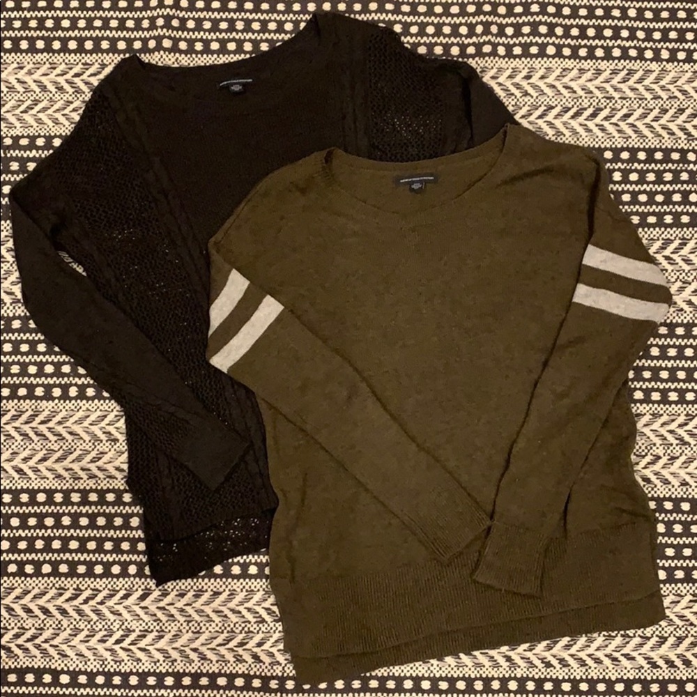 Lot of 2 American Eagle Sweaters